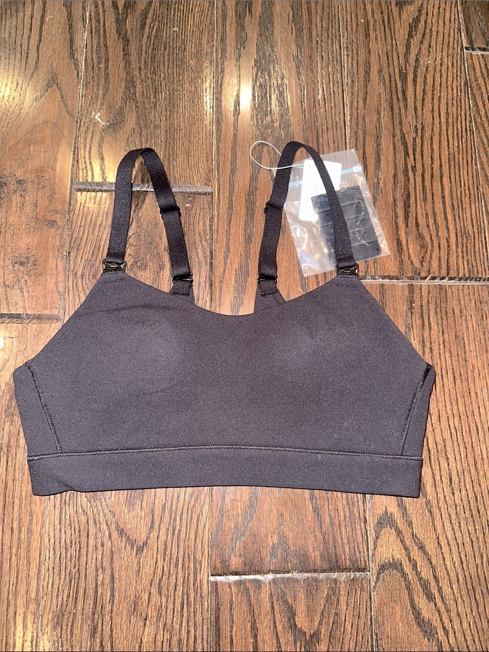 Momanda black nursing bra size a150 new with tags